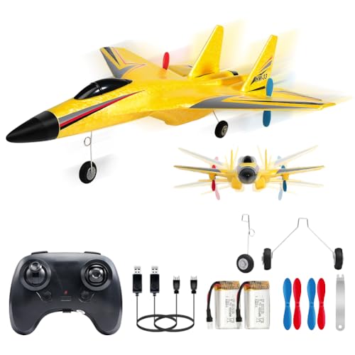 2.4GHz 2 Channel RC Airplane with Gyro Night Lights and 2 Batteries C6736