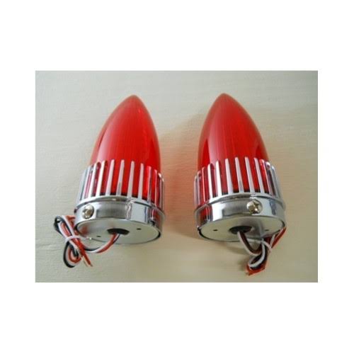 1959 Cadillac Style 40 LED Red Stop Brake Turn Signal Tail Lights U751