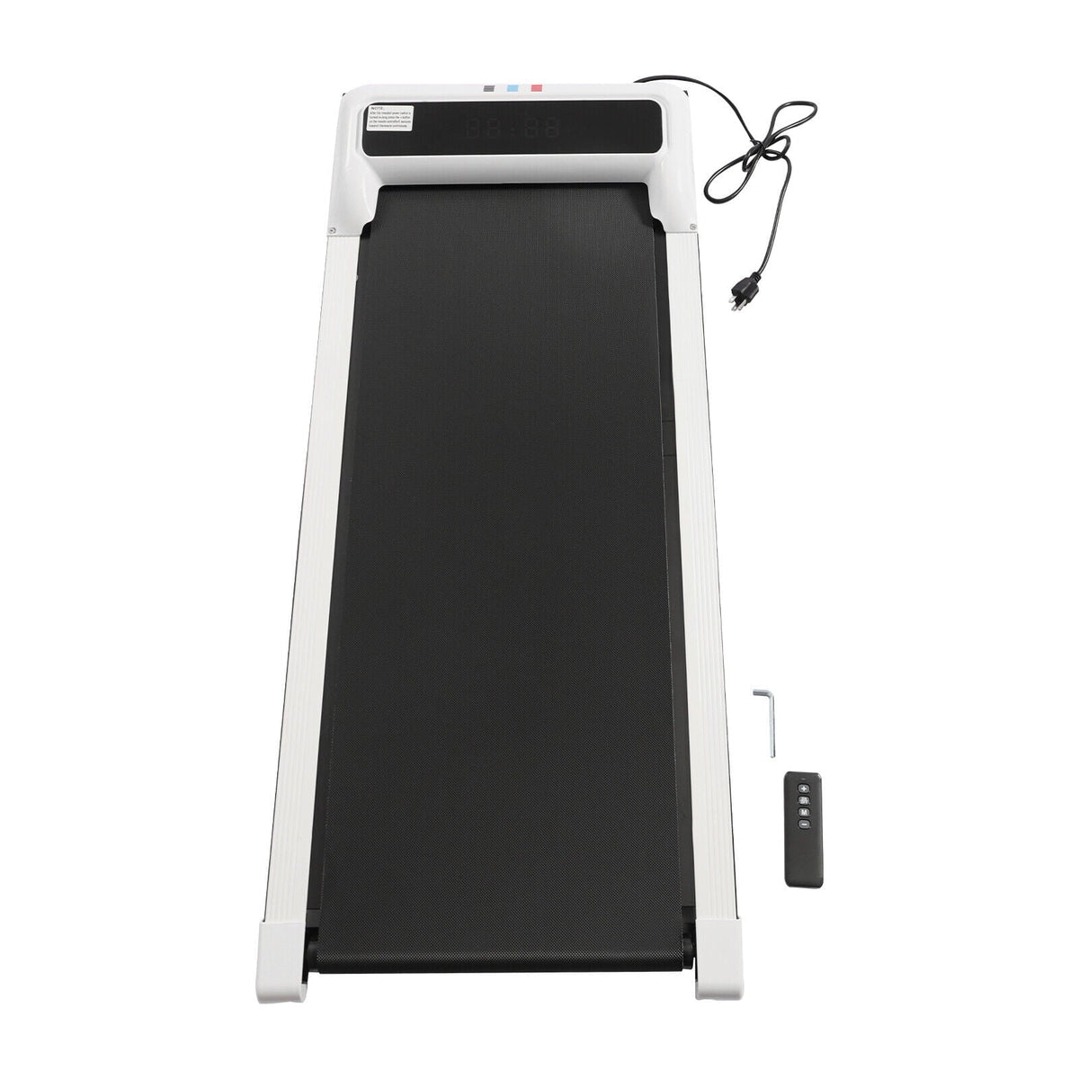 Black White Electric Treadmill Q633