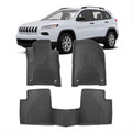 All Weather Heavy Duty Rubber Floor Mats Liner Front & Rear Set O371