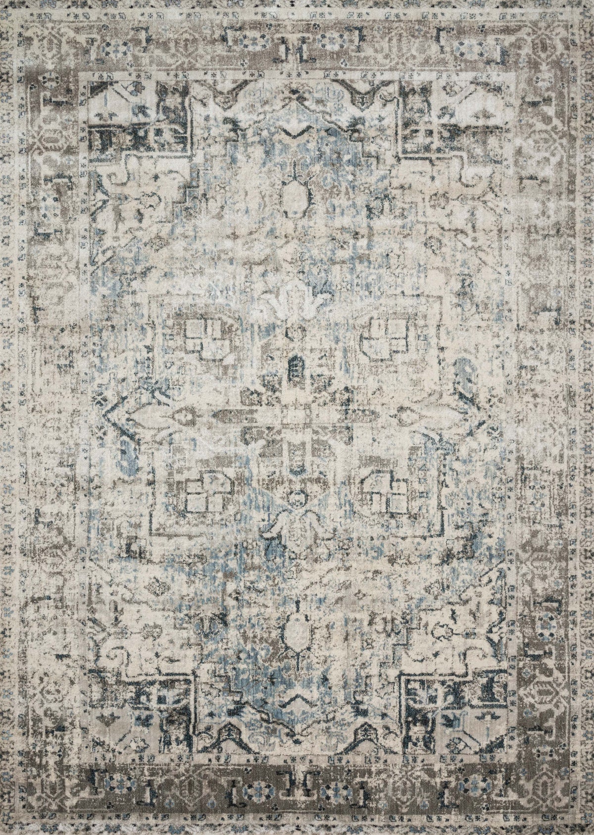 Blue Slate 7'10 x 10'10 Rug P864693