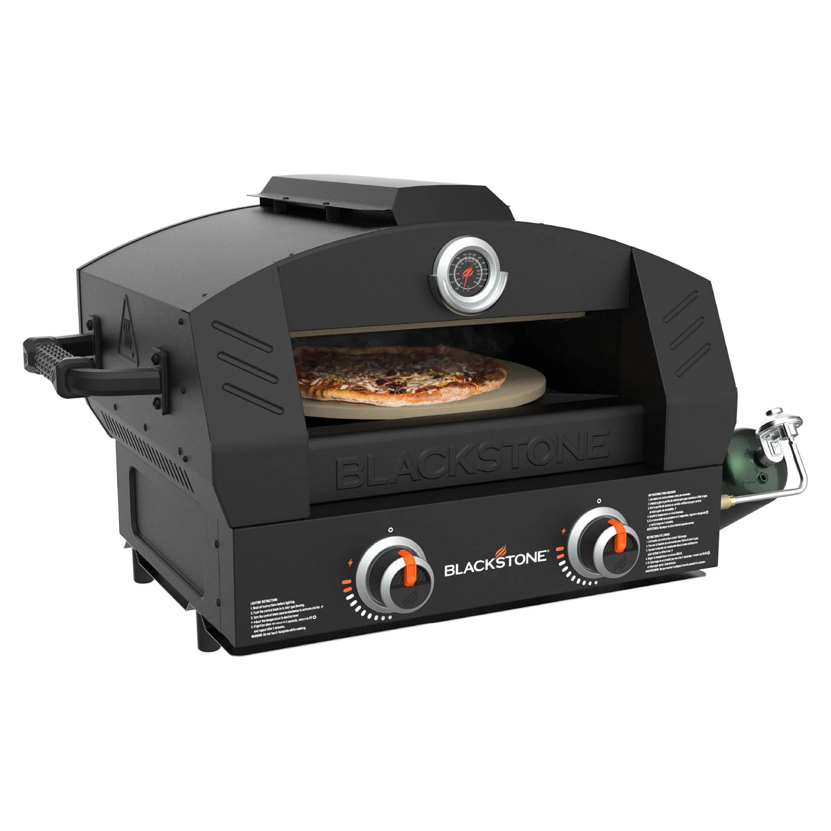 Tabletop Propane Pizza Oven with Two 15 Cordierite Stones F259495