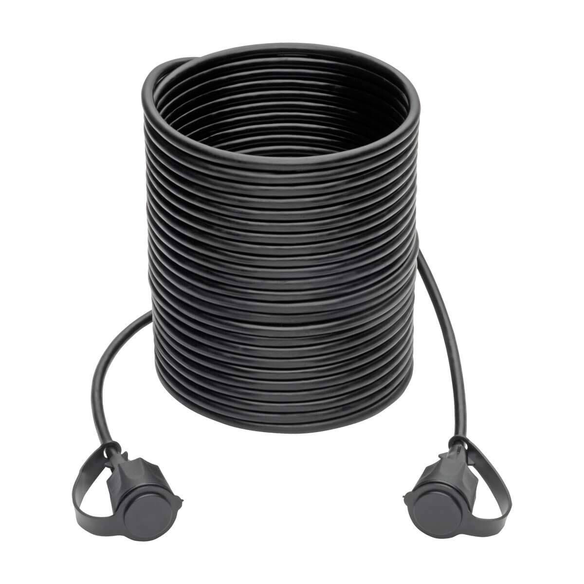Black 49 ft CAT 5e/6 STP Patch Cable U55596