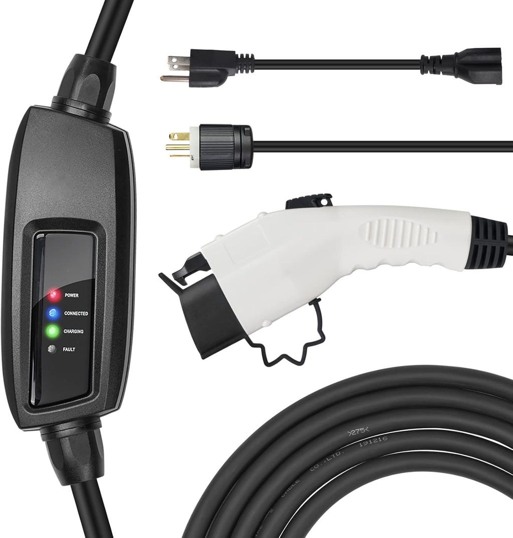 Portable EV Charger with 25 Feet Charging Cable N43921