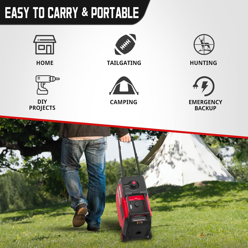 4500-Watt Portable Inverter Generator with Electric Start H289
