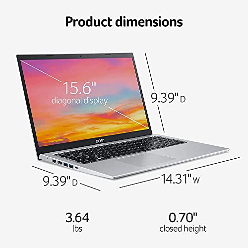 15.6" FHD Slim Laptop, 11th Gen Intel Core i3, 20GB RAM, 512GB NVMe SSD, Windows 11 S (Renewed) S363513