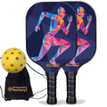 Carbonfiber Graphite Pickleball Paddle Set D11510