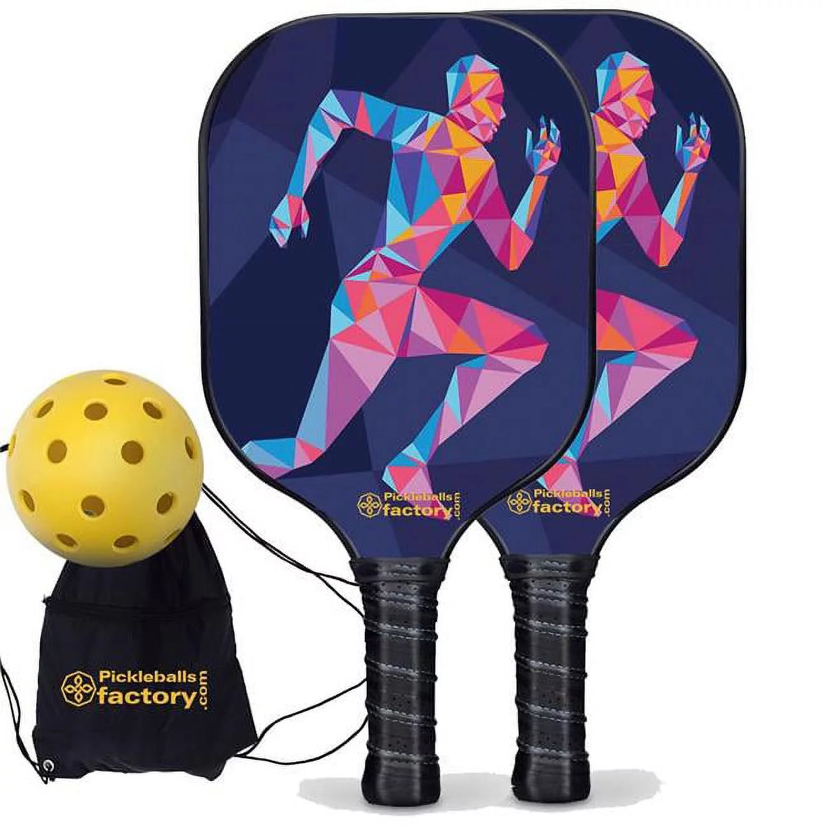 Carbonfiber Graphite Pickleball Paddle Set D11510