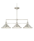 3 Light Island Brushed Nickel G346