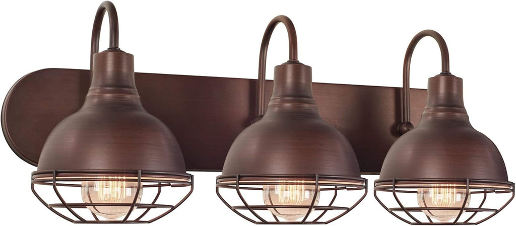 3-Light Brushed Nickel Vanity Light A361