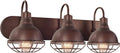 3-Light Brushed Nickel Vanity Light A361
