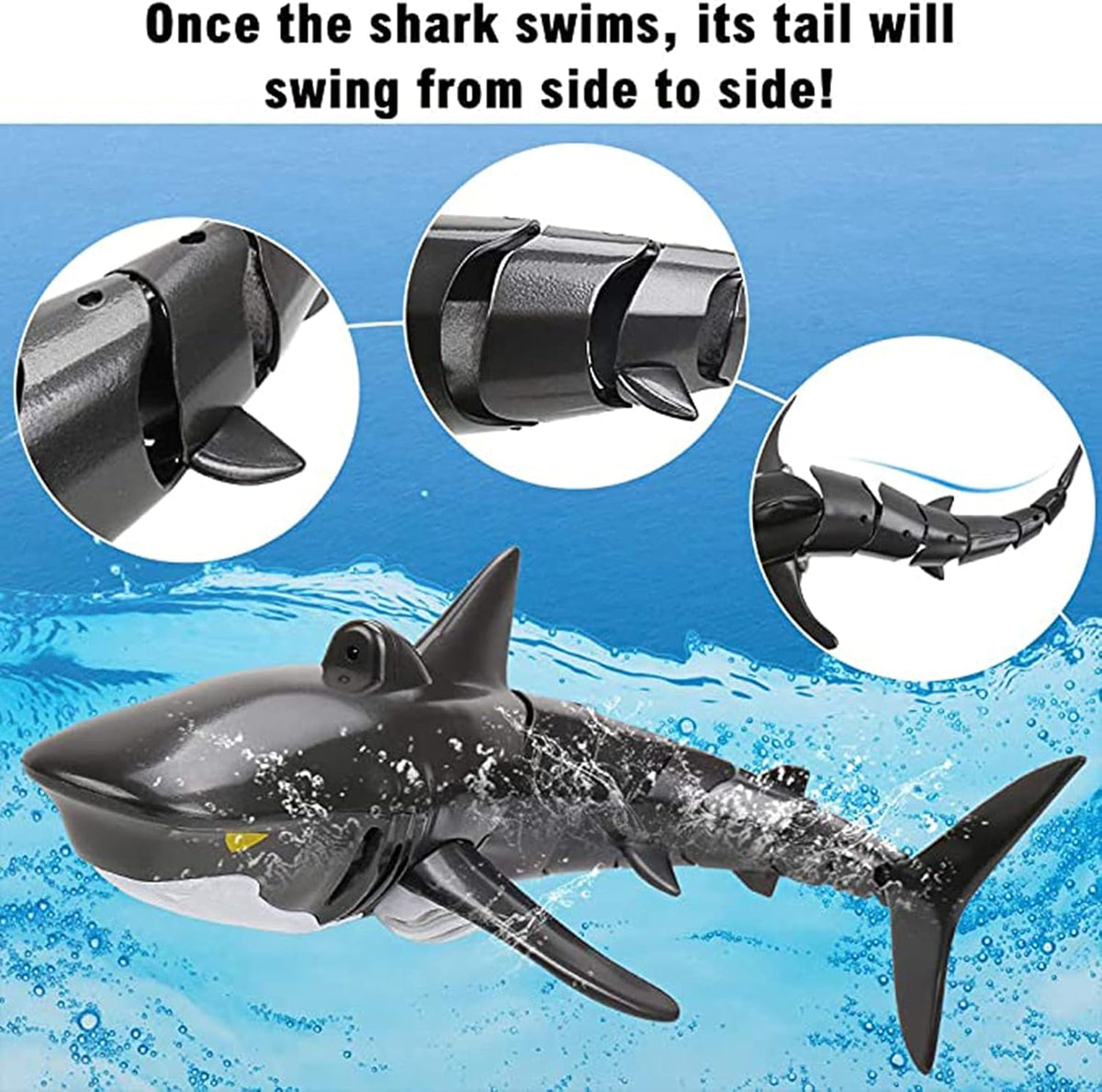 Remote Control Shark Toy with LED Light Y5007