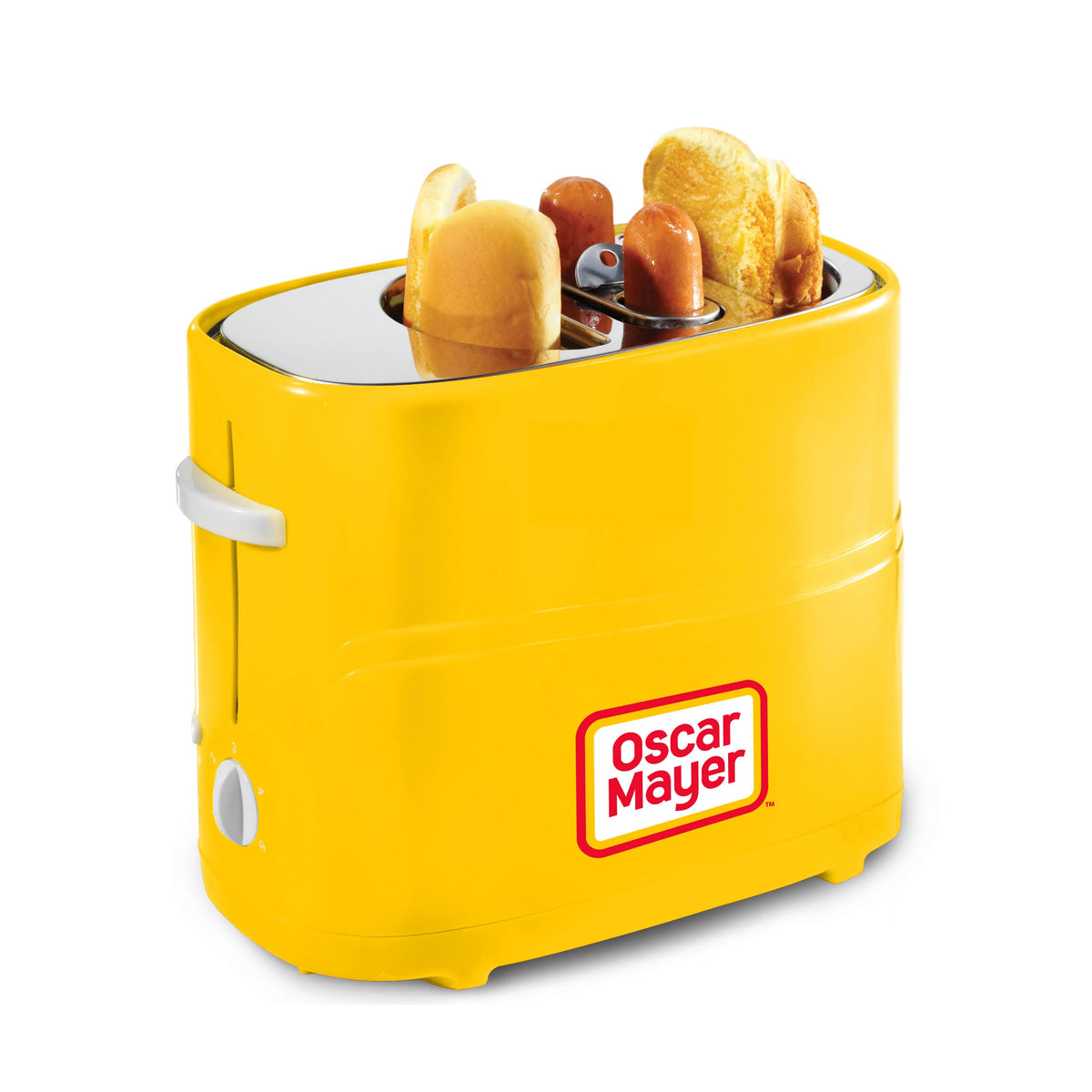2 Slot Hot Dog and Bun Toaster with Mini Tongs K730