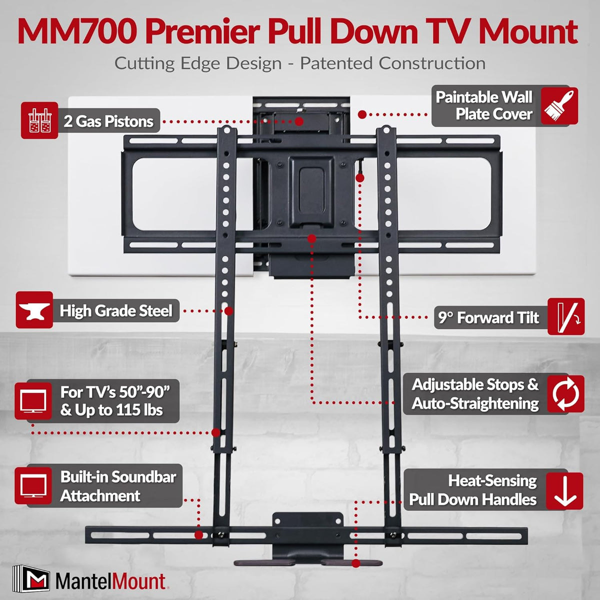 TV Mount for 50"-90" Televisions K414