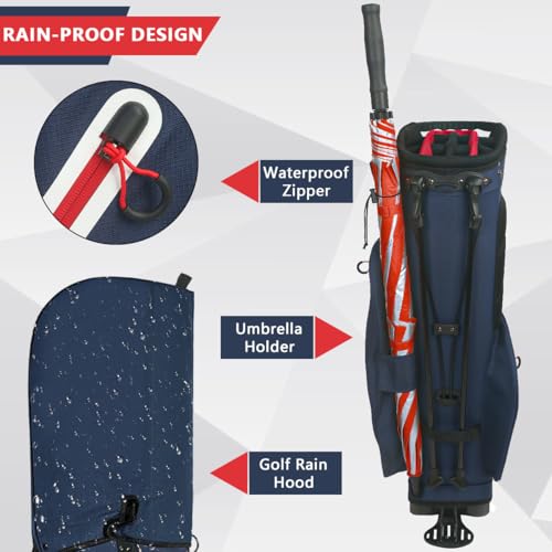 Lightweight 14-Way Golf Stand Bag H333