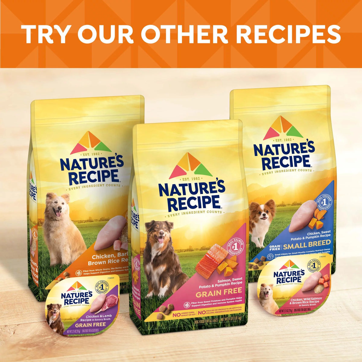 Grain Free Lamb, Sweet Potato & Pumpkin Dry Dog Food, 4 lb. Bag K67510