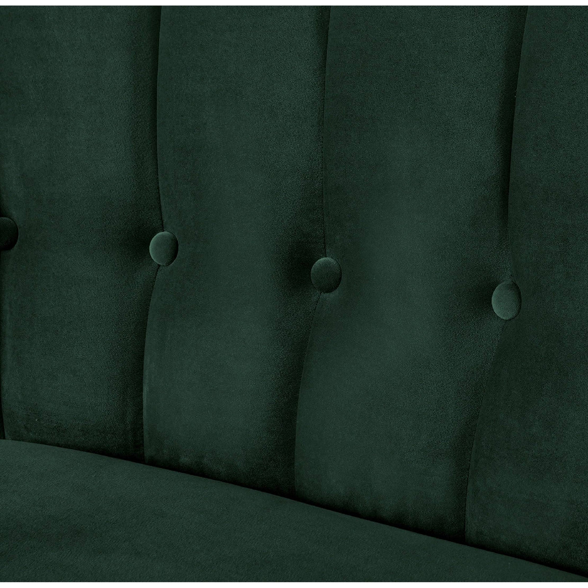 Orange Tufted Settee F40551