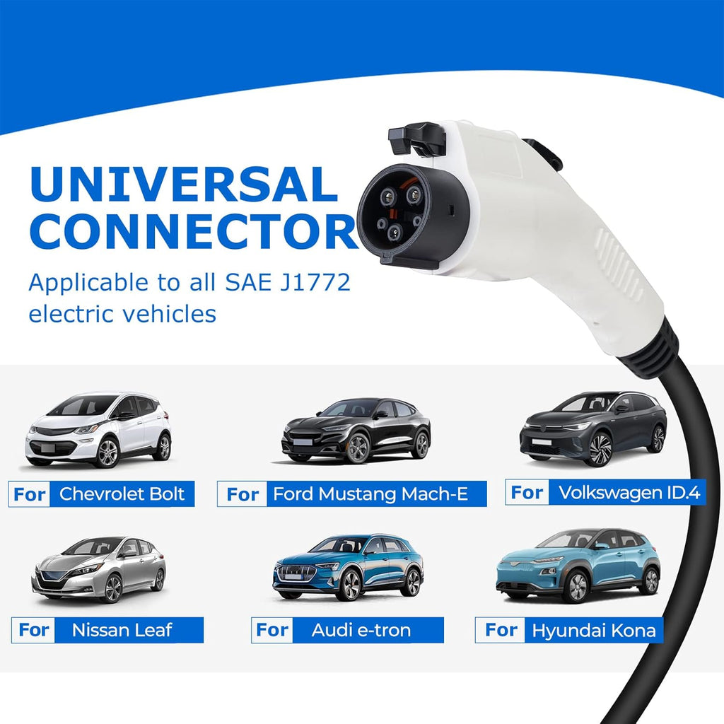 Portable EV Charger with 25 Feet Charging Cable N43921