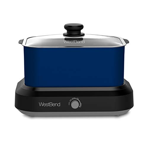 Red 5-Quart Non-stick Slow Cooker with Travel Lid and Thermal Carrying Case T535009