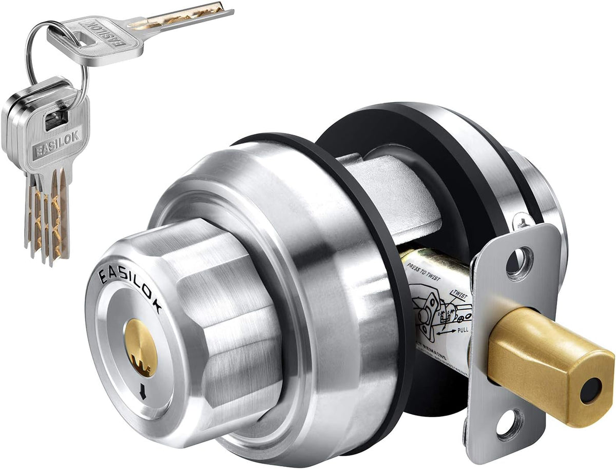 Twist to Lock Deadbolt Lock Keyless Single Cylinder H215