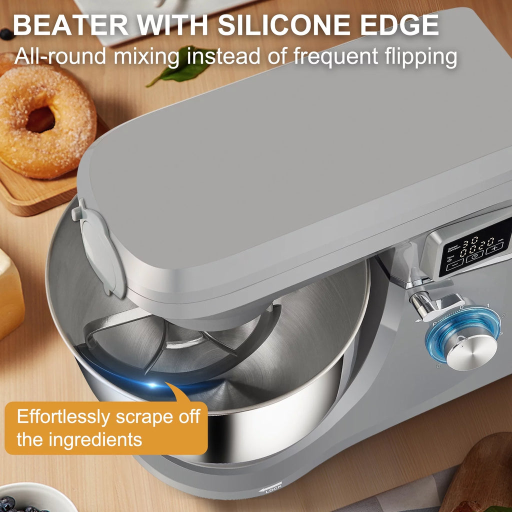 7.4Qt 6-Speed Stand Mixer with Grinder Juicer P2517