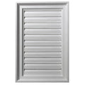 16 inchw x 18 inchh Vertical Urethane Gable Vent Louver M49057