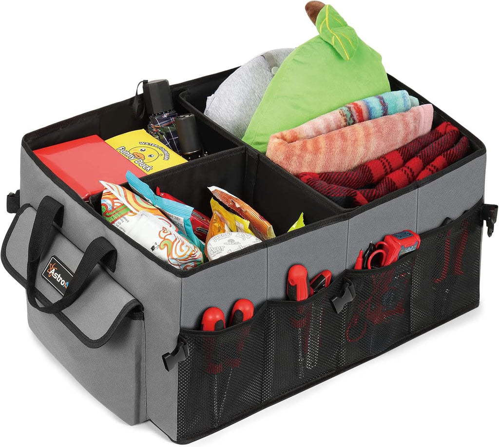 Large Collapsible Car Trunk Organizer with Cooler Bag H627852