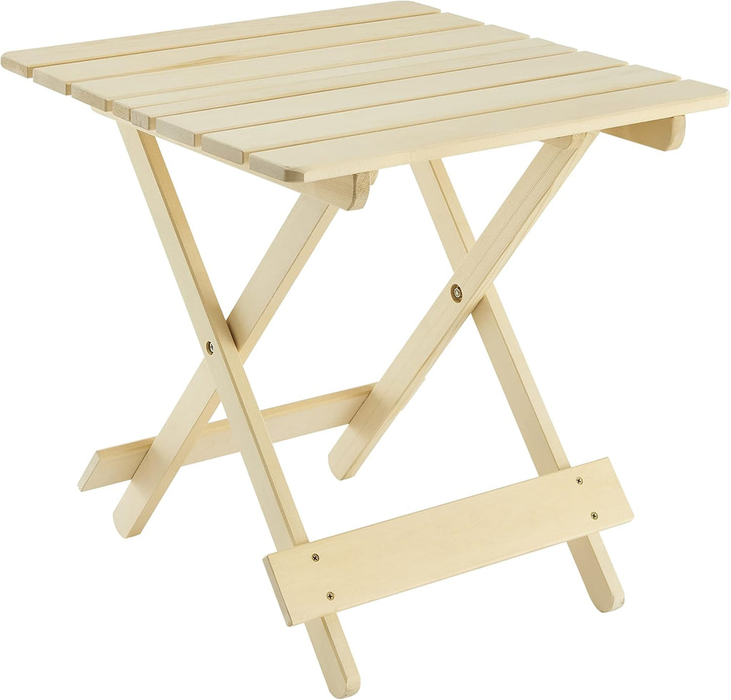 Folding Wooden Side Table H68935