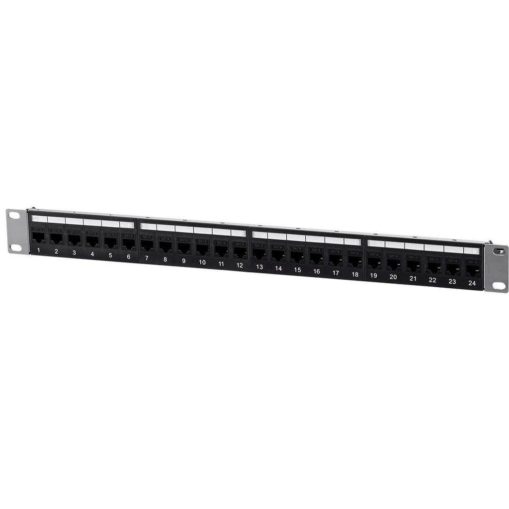 Cat6 1U Patch Panel with 24 Ports A111