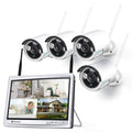 1080p Wireless Security Camera System with 12 inch LCD Monitor M1759