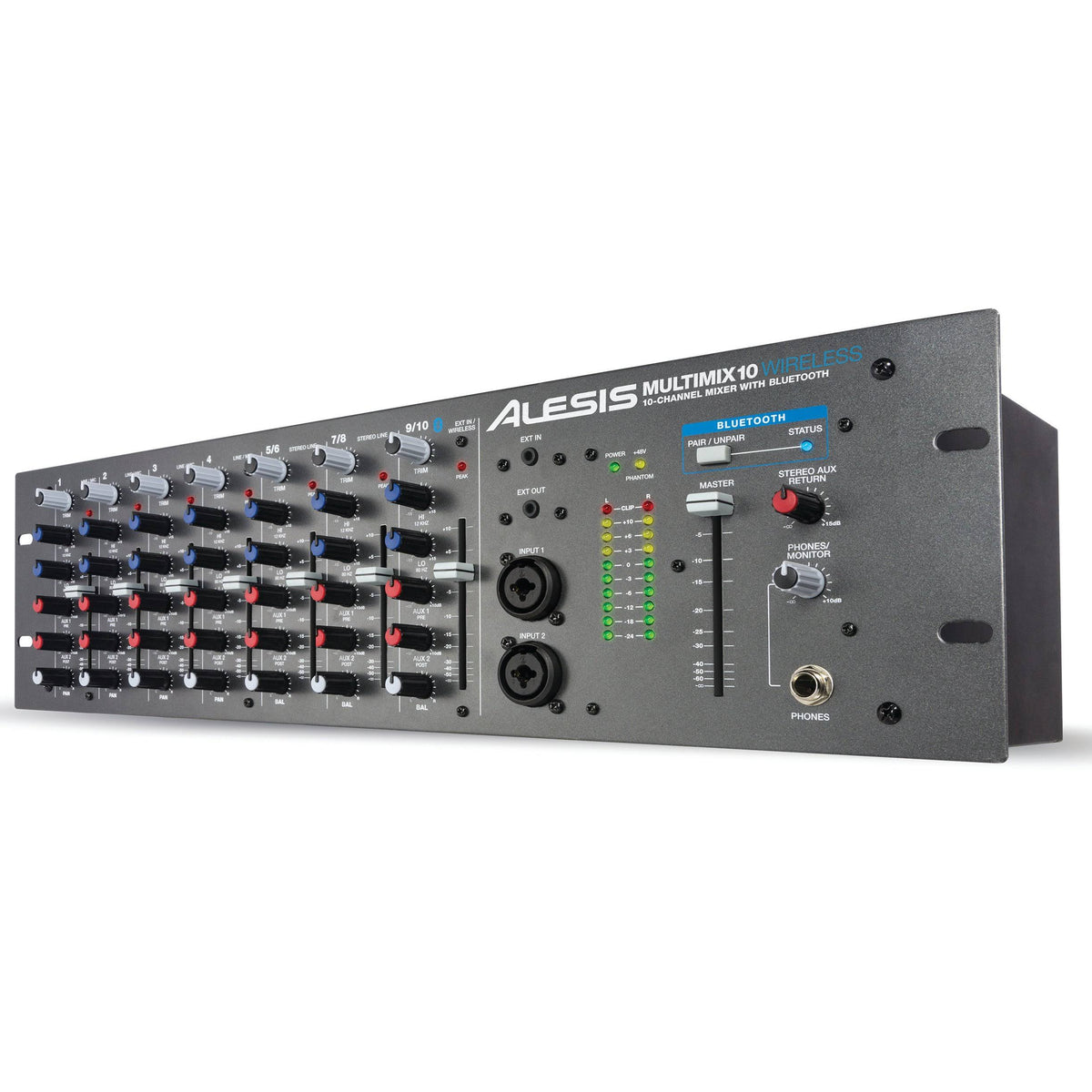 10-Channel Mixer with Bluetooth Y704