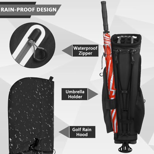 Lightweight 14-Way Golf Stand Bag H333