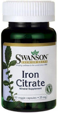 Iron Citrate 25 mg 60 Capsules R458747