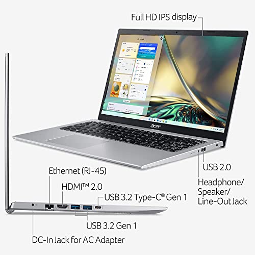 15.6" FHD Slim Laptop, 11th Gen Intel Core i3, 20GB RAM, 512GB NVMe SSD, Windows 11 S (Renewed) S363513