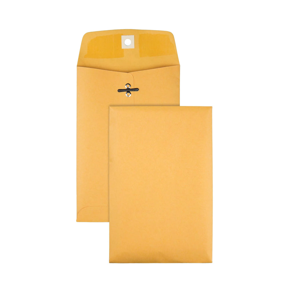 Brown Clasp Envelopes, 6 1/2" x 9 1/2", Box Of 100 E337
