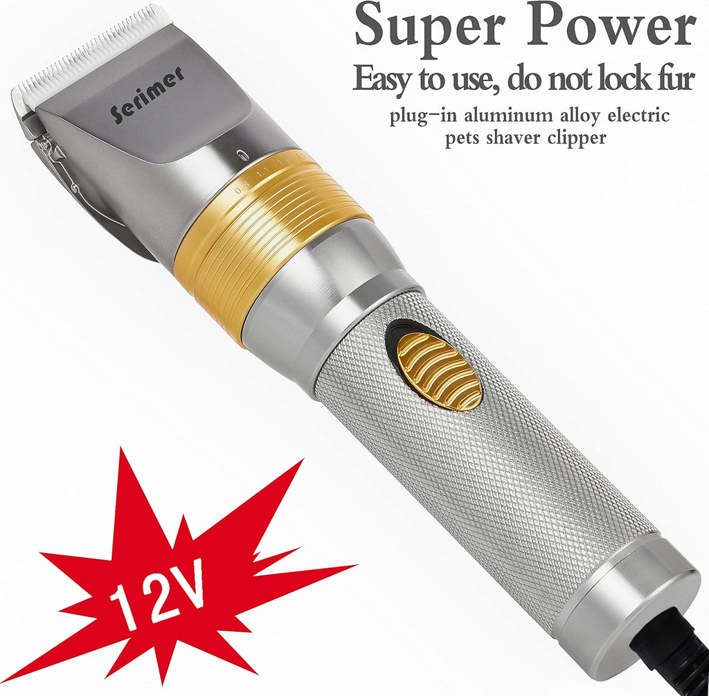Plug-in Dog Grooming Kit Low Noise Pet Hair Trimmer C679