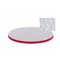 Round Cafe Breakroom Laminated Top 24 in. Gray Granite B9242
