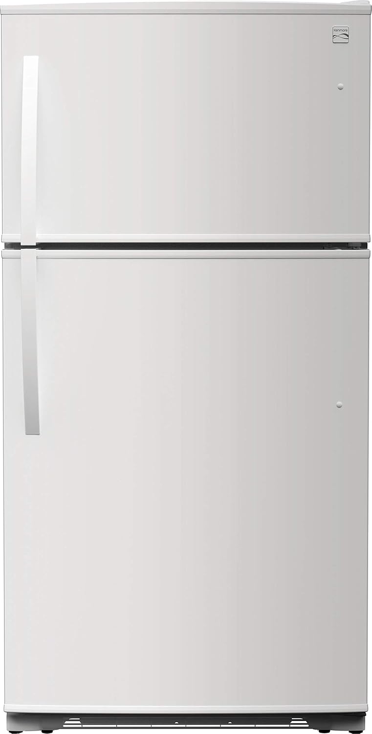 White 21 Cubic Ft. Top-Freezer Refrigerator Q444398