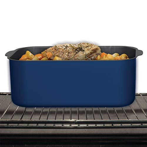 Red 5-Quart Non-stick Slow Cooker with Travel Lid and Thermal Carrying Case T535009