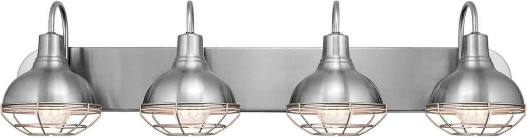 3-Light Brushed Nickel Vanity Light A361