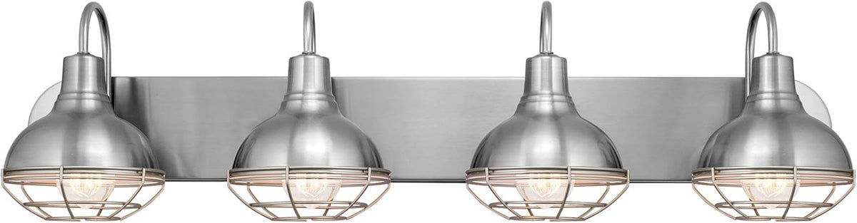 3-Light Brushed Nickel Vanity Light A361