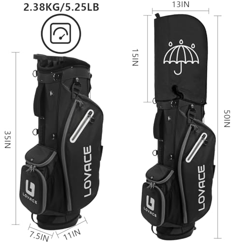 Lightweight 14-Way Golf Stand Bag H333