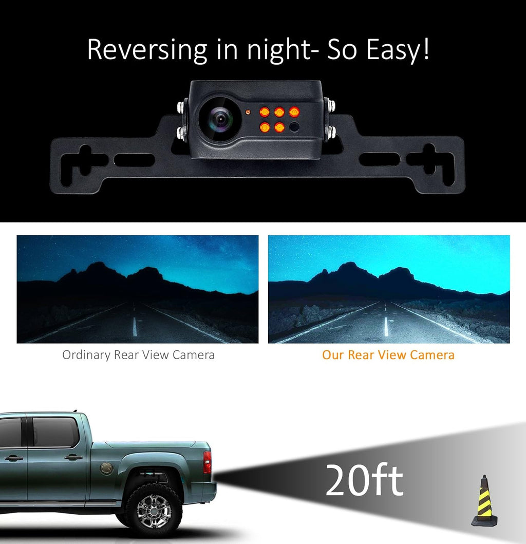 IP69K Waterproof Wireless Backup Camera System Q45827
