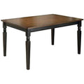 Solid Two-Toned Rectangular Dining Table A6440