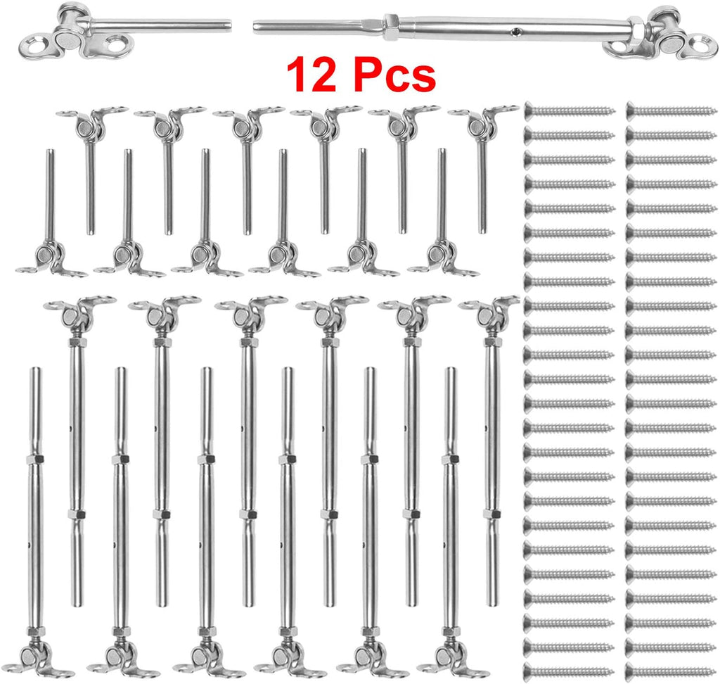 12 Pack T316 Stainless Steel Cable Railing Kits Q28092