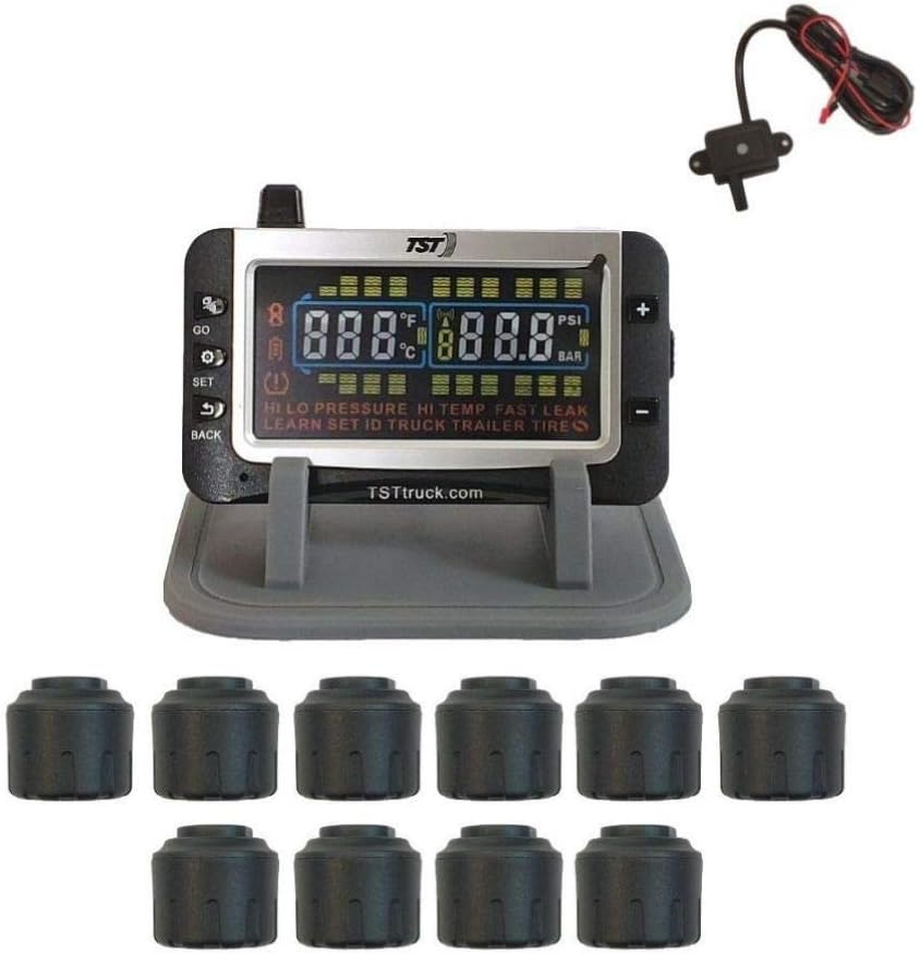 Tire Pressure Monitor with 8 Cap Sensors and Color Display U647