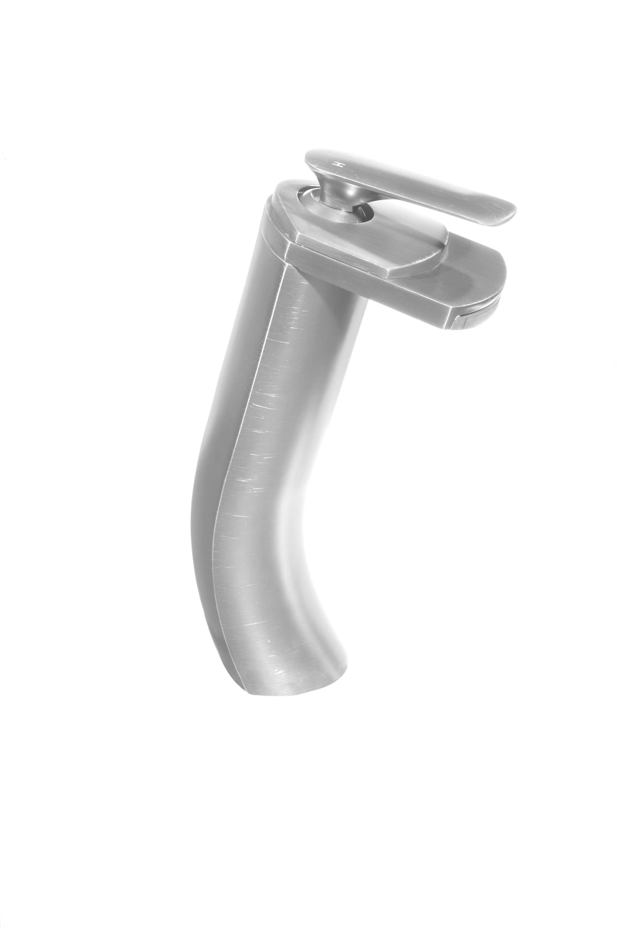 Brushed Nickel Waterfall Vessel Faucet F279