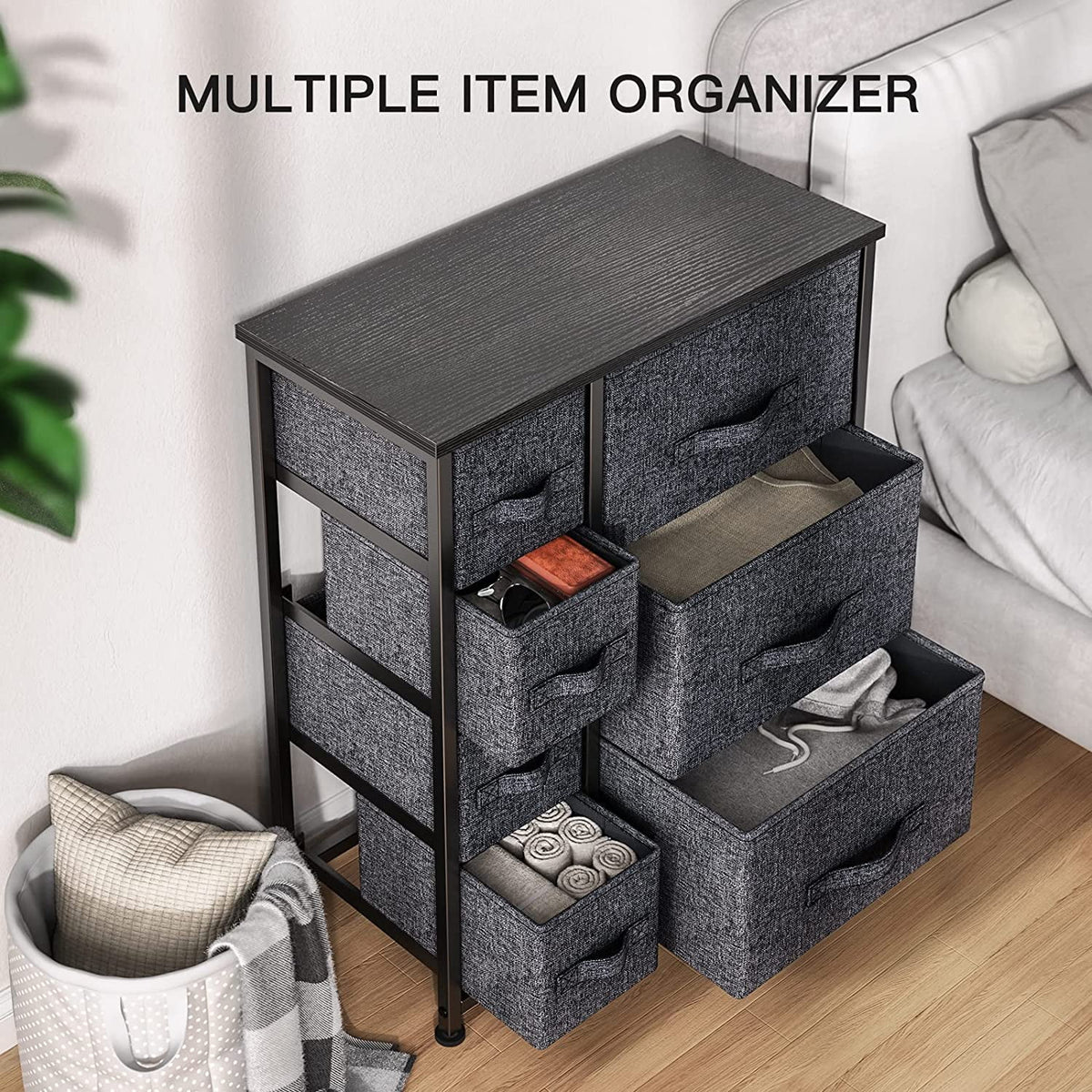 7 Drawer Fabric Dresser Q6754