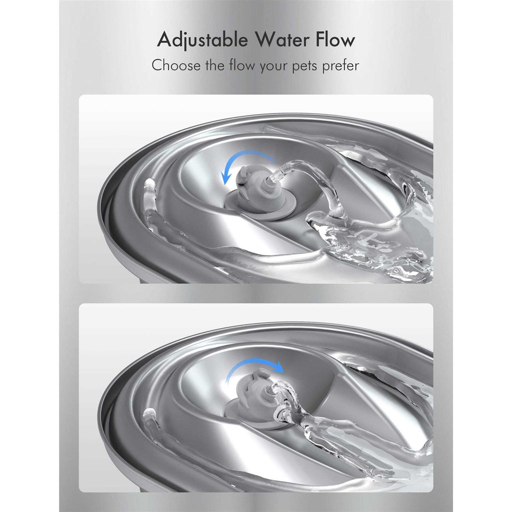 Cat Water Fountain Stainless Steel Q5667