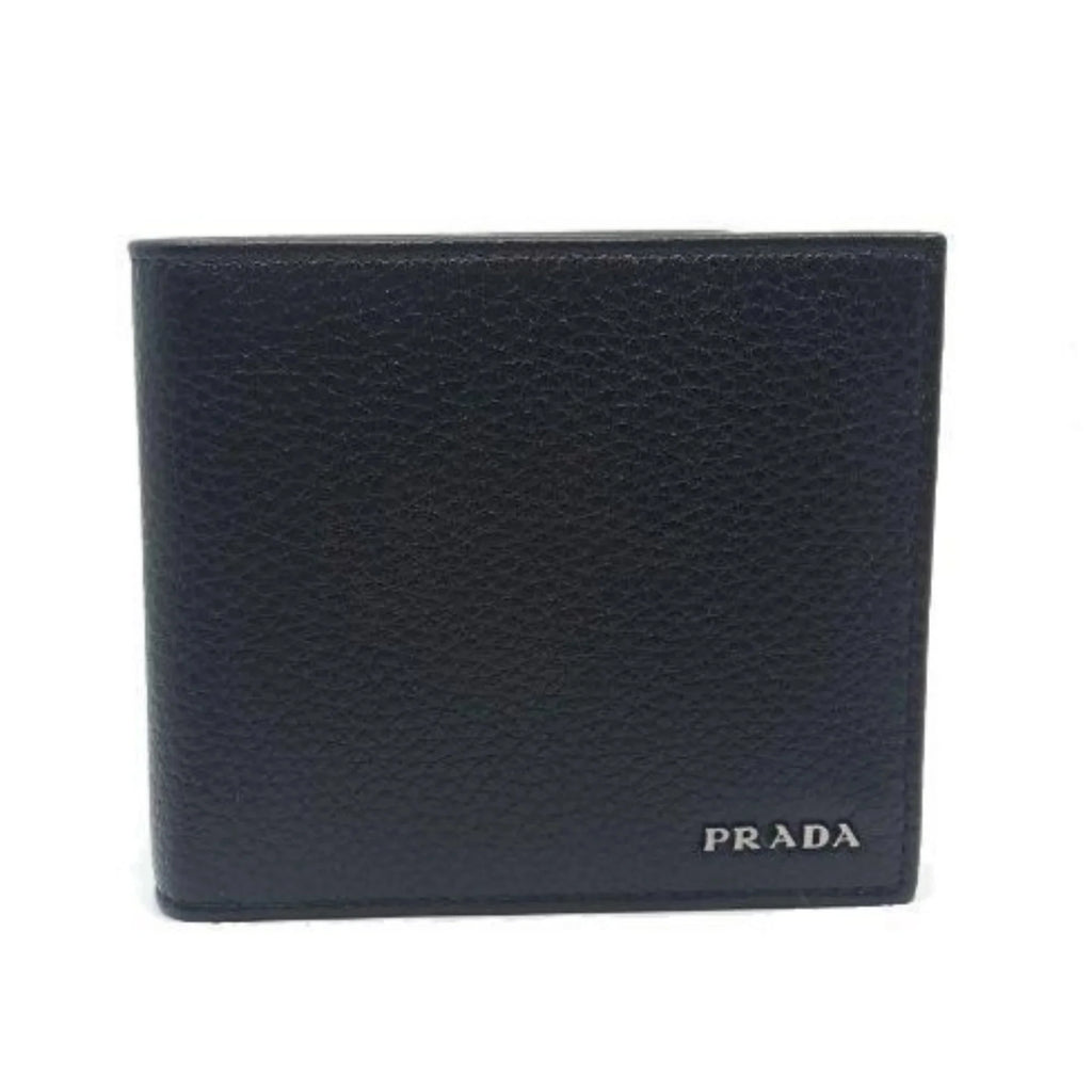 Black Grain Leather Wallet W1920